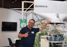 Dominique Blok in his glory on behalf of Hinova.